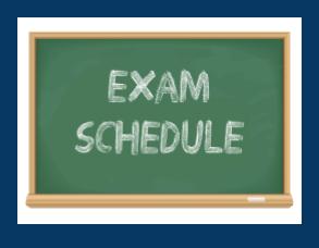  Exam Schedule